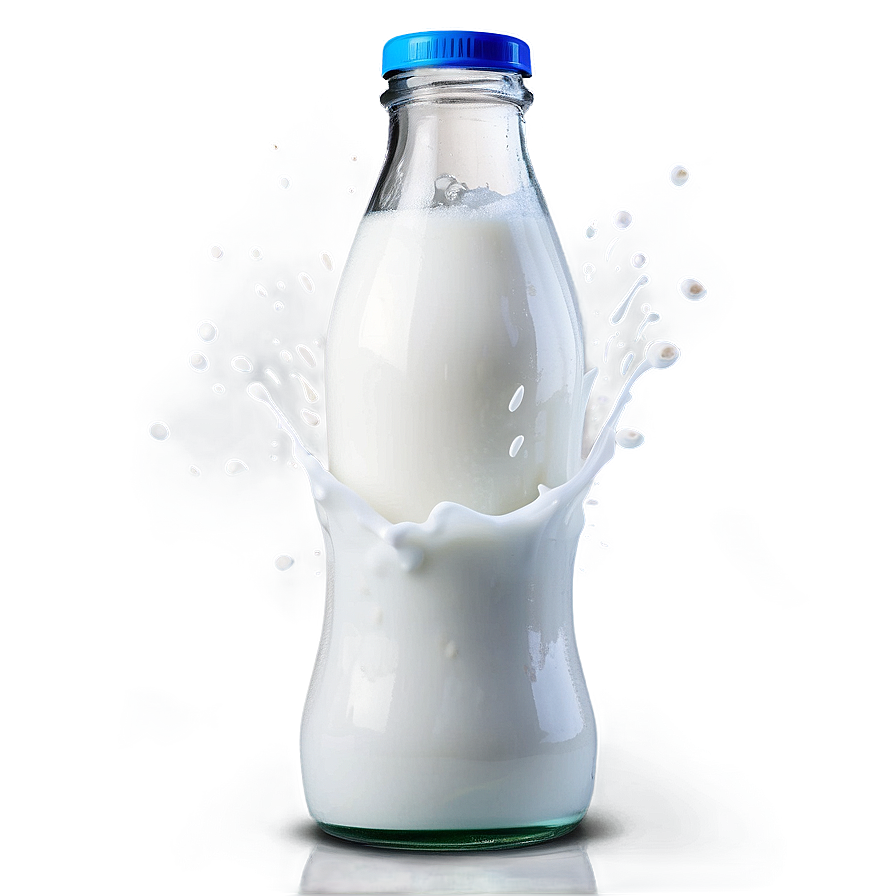 Milk Bottle Splash Png Apf