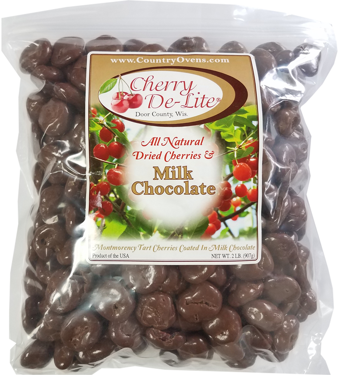 Milk Chocolate Covered Dried Cherries Package