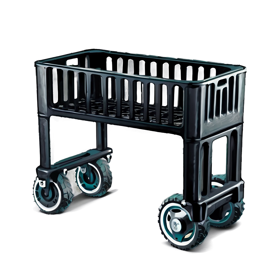 Milk Crate On Wheels Png 06272024