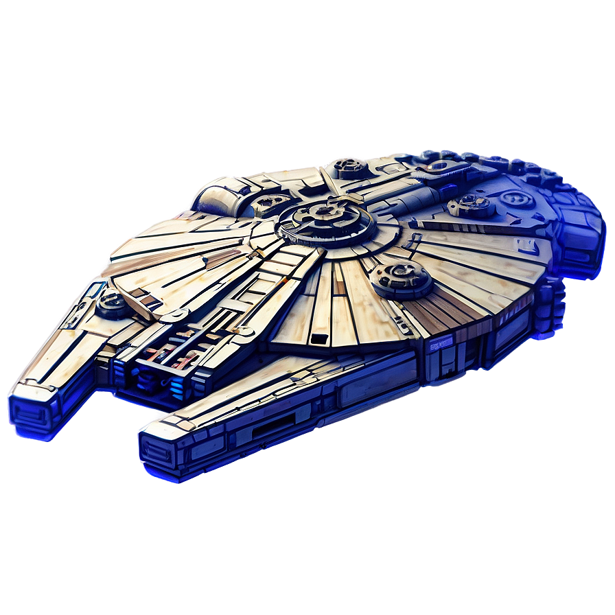 Millennium Falcon Blueprint Png Wge81