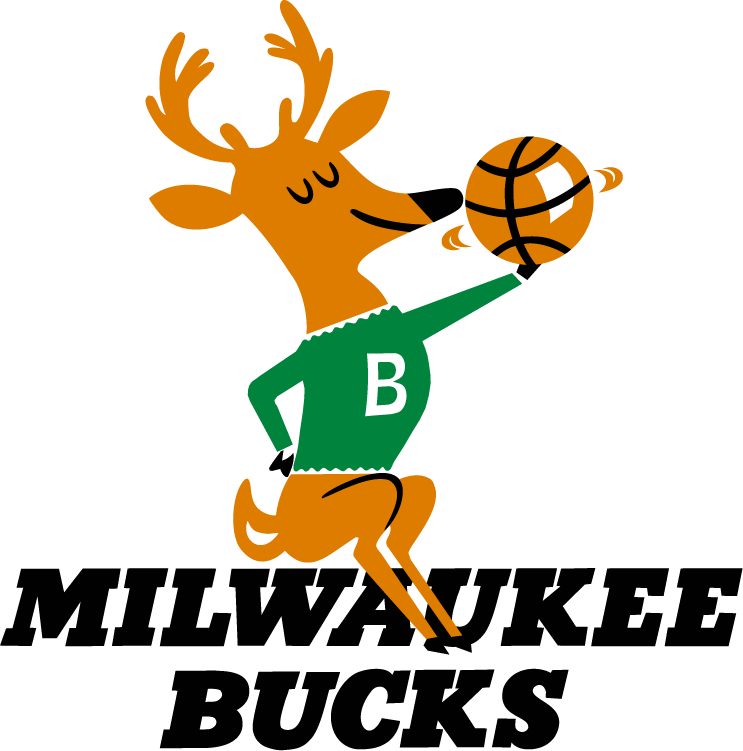 Milwaukee Bucks Mascot Basketball Logo