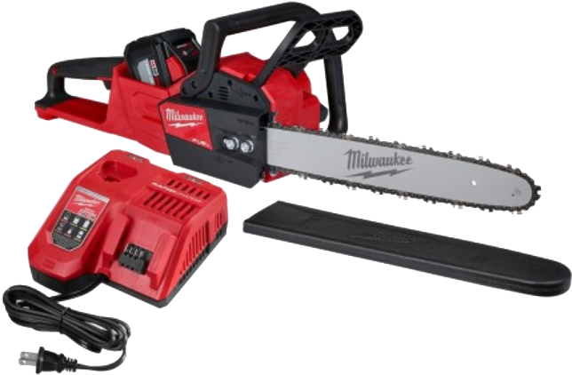 Milwaukee Cordless Chainsawand Battery Kit