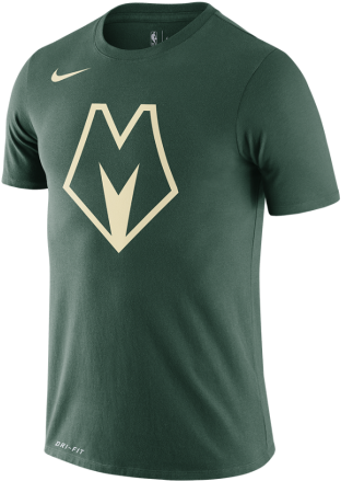 Milwaukee Green Nike Dri Fit T Shirt