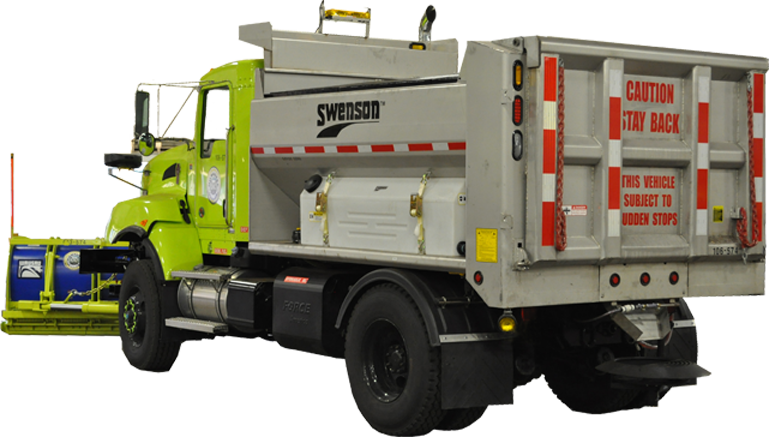 Milwaukee Swenson Salt Spreader Truck