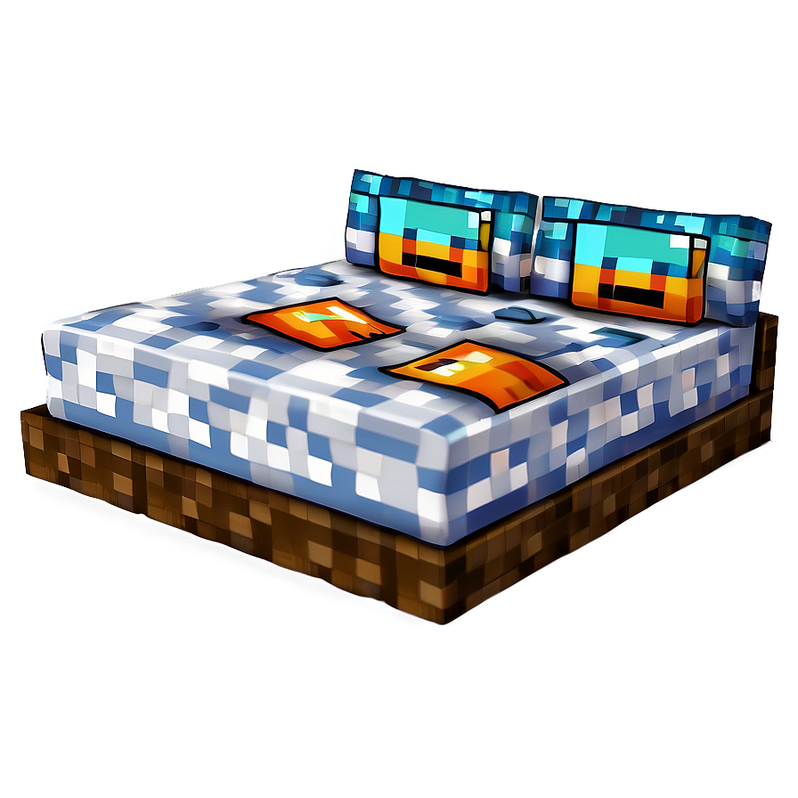 Minecraft Bed Artwork Png 06122024