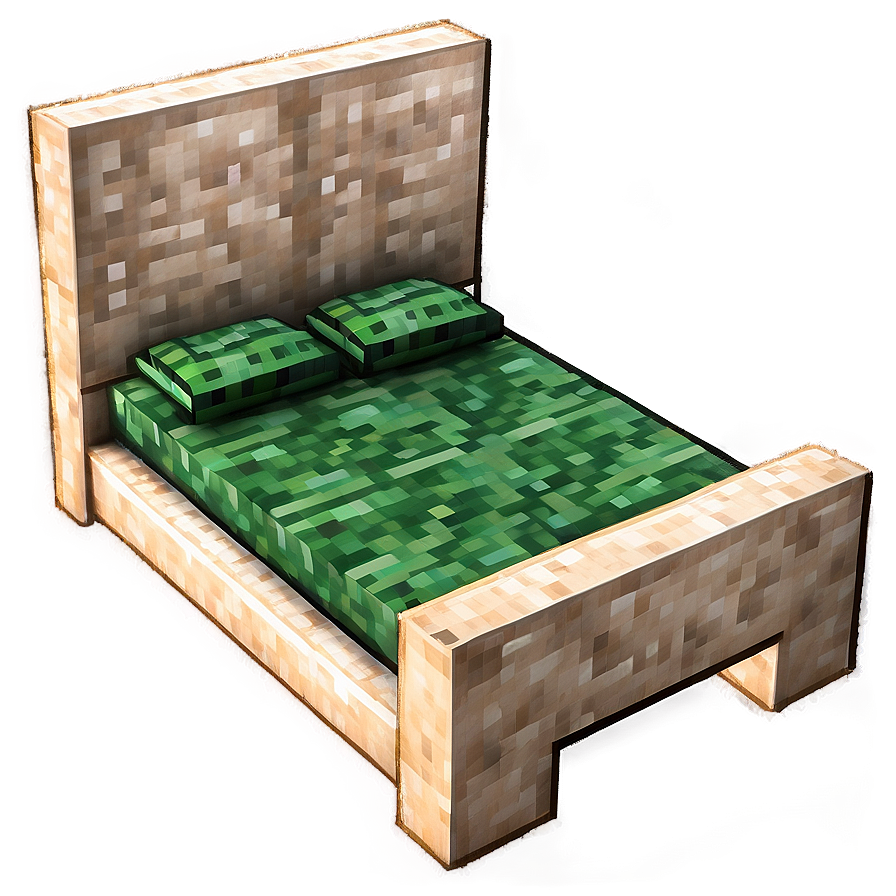 Minecraft Bed Blueprint Png 06122024