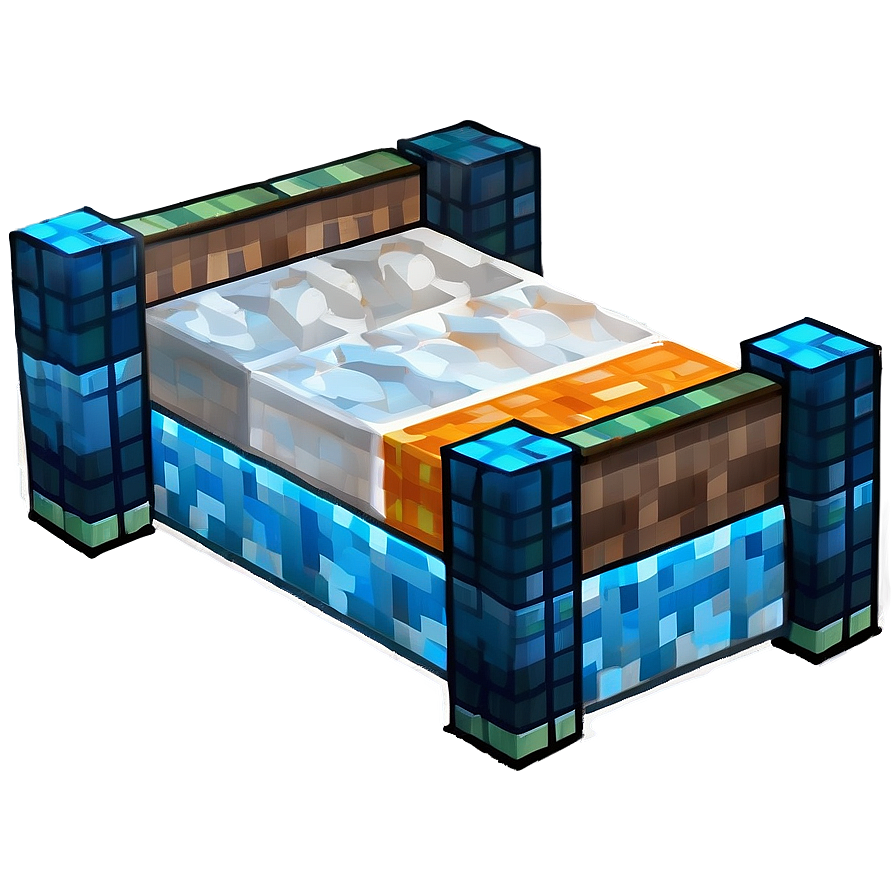 Minecraft Bed For Kids Png 53