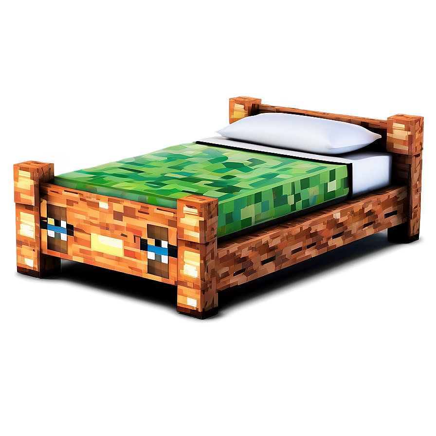 Minecraft Bed For Kids Png Fhe