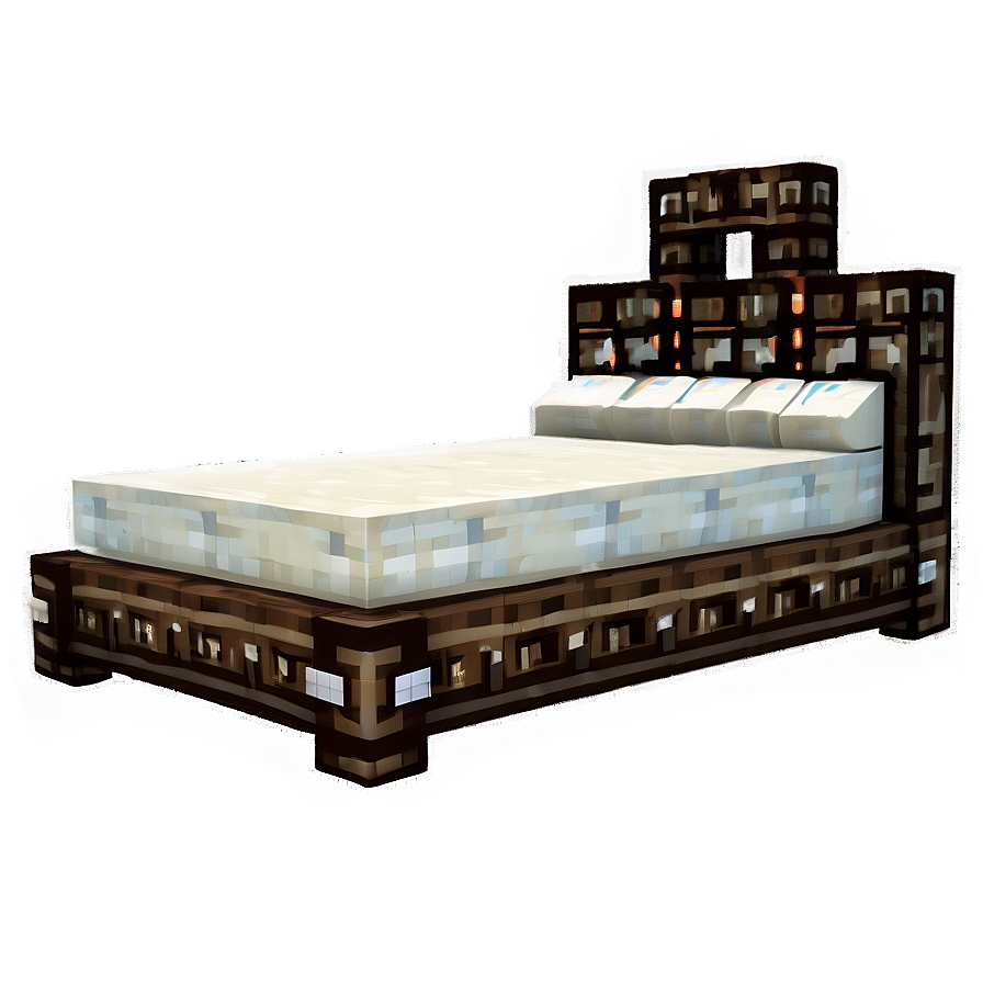 Minecraft Bed In Castle Png Gwe