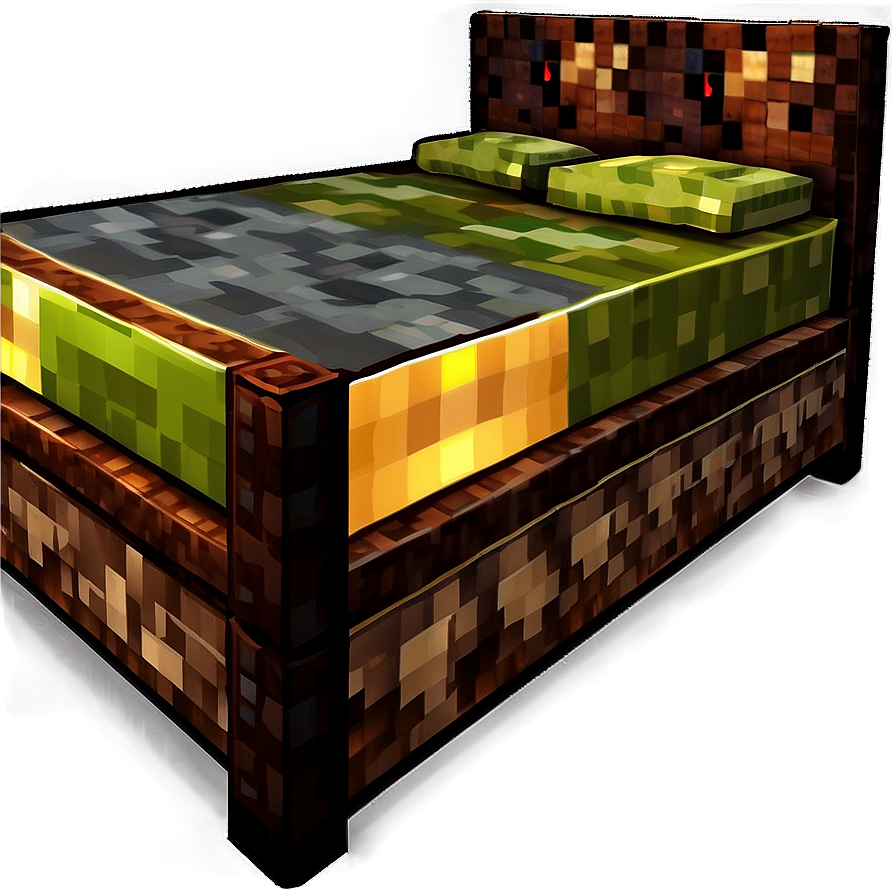 Minecraft Bed Party Png Fqx