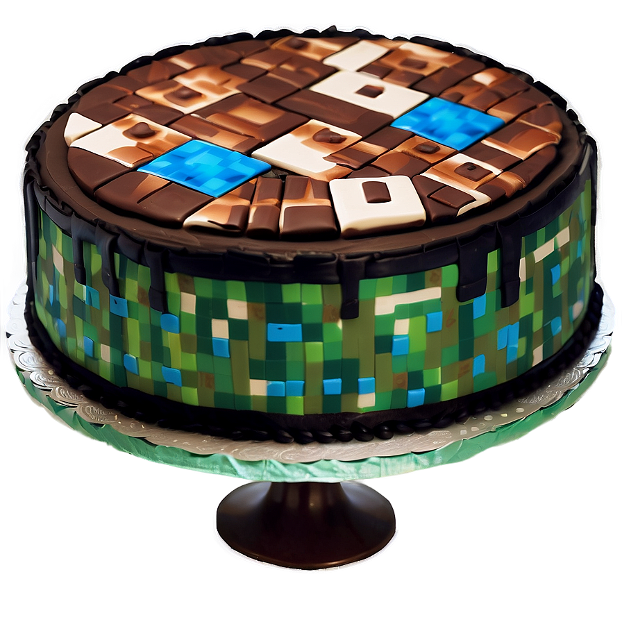 Minecraft Cake Edible Image Png 06132024