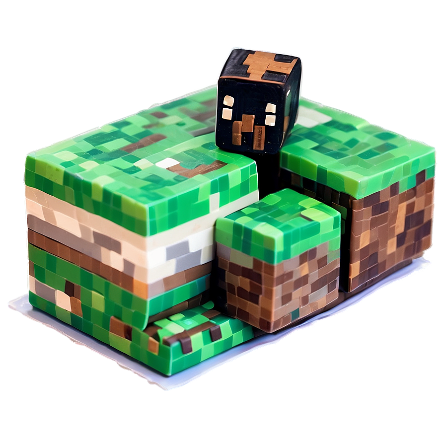 Minecraft Cake Fondant Png 15