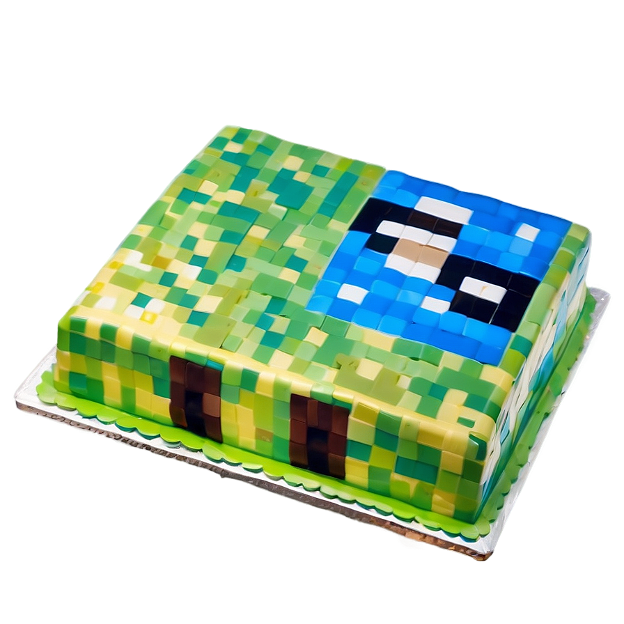 Minecraft Cake Fondant Png Dtj31