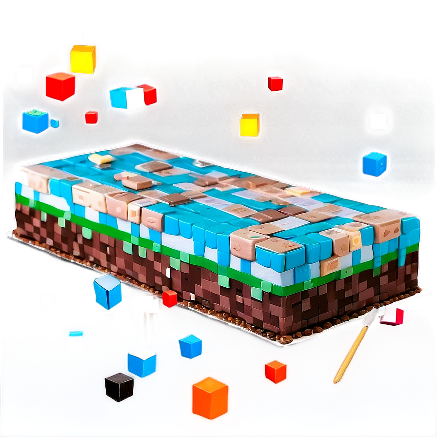 Minecraft Cake Kit Png Mxc25