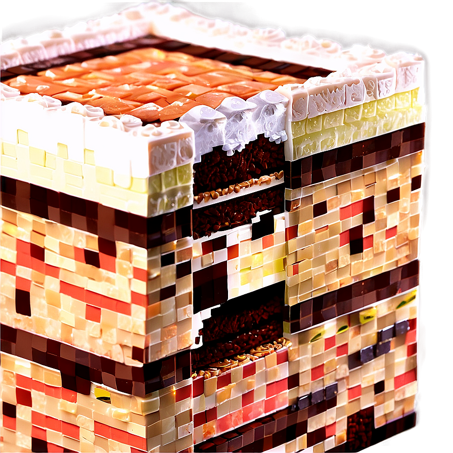 Minecraft Cake Multi-layer Png 06132024