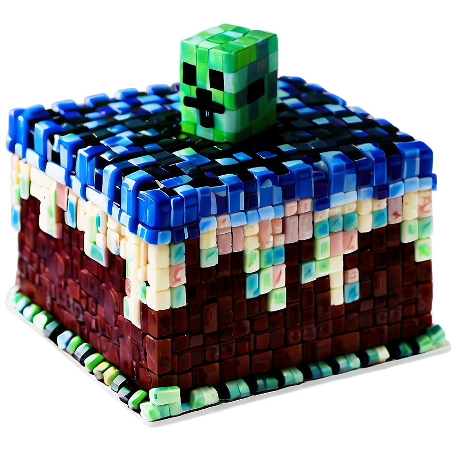 Minecraft Cake Red Velvet Png Bmb