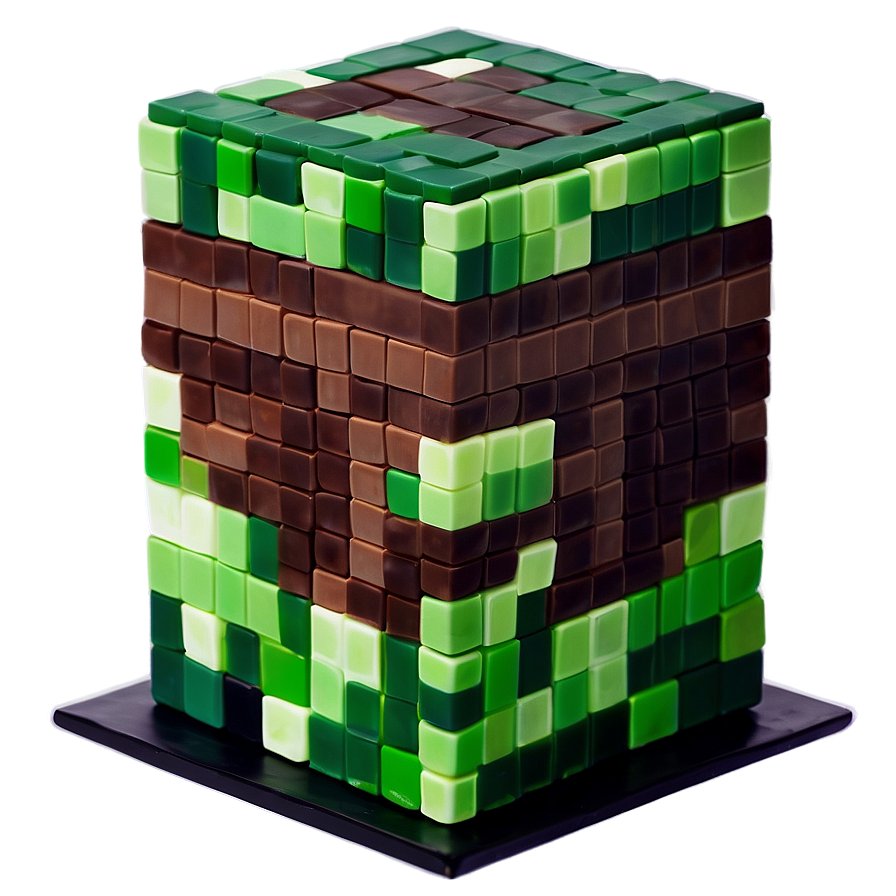 Minecraft Cake Top View Png And