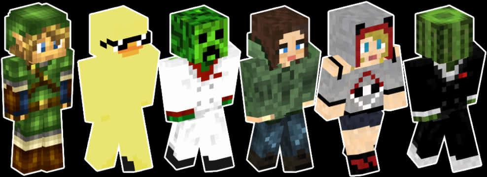 Minecraft_ Character_ Lineup