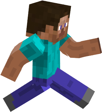 Minecraft Character Running