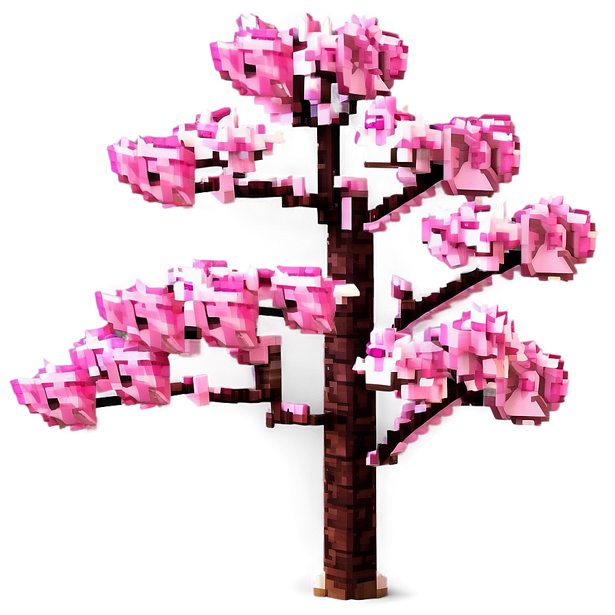 Minecraft Cherry Blossom Tree Png 63