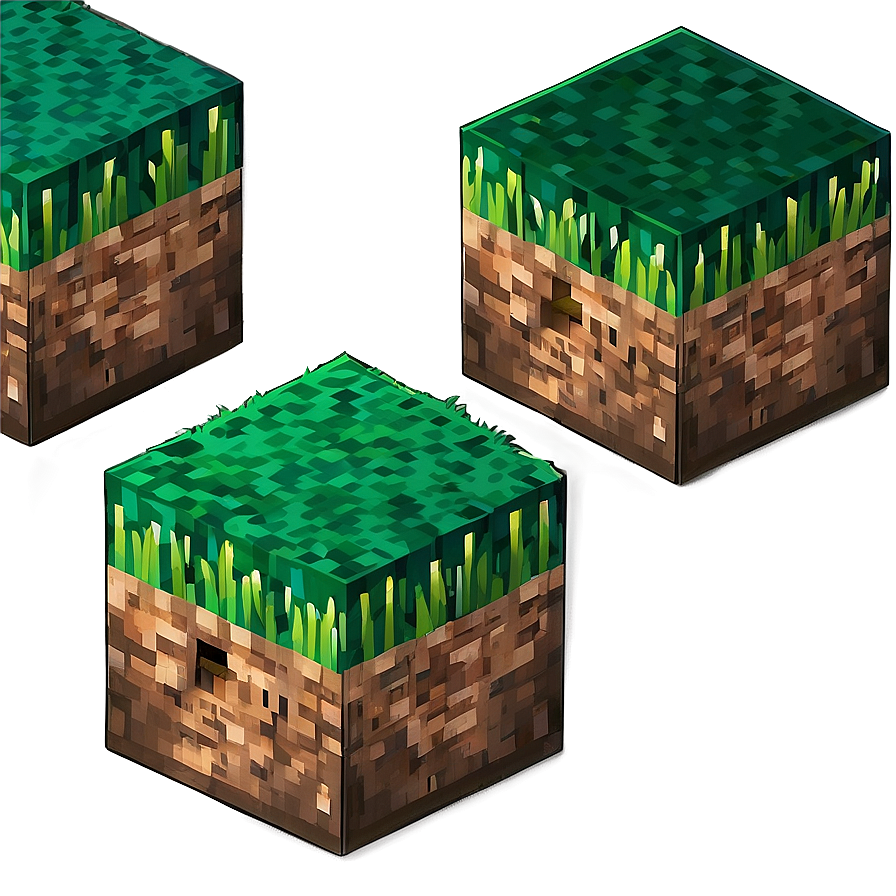 Minecraft Classic Grass Block Png Nfj83