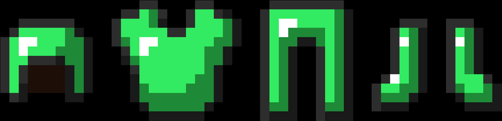 Minecraft_ Creeper_ Character_ Skin_ Parts