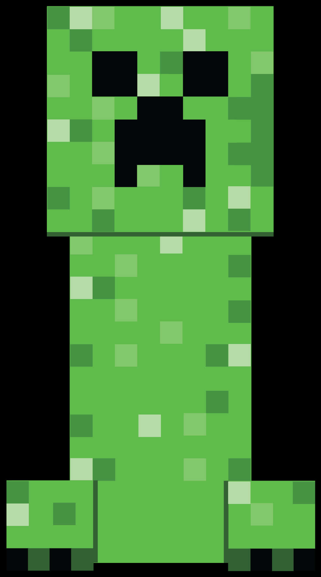 Minecraft_ Creeper_ Face_ Vector