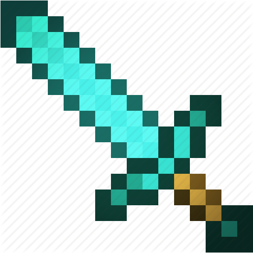 Minecraft Diamond Sword Graphic