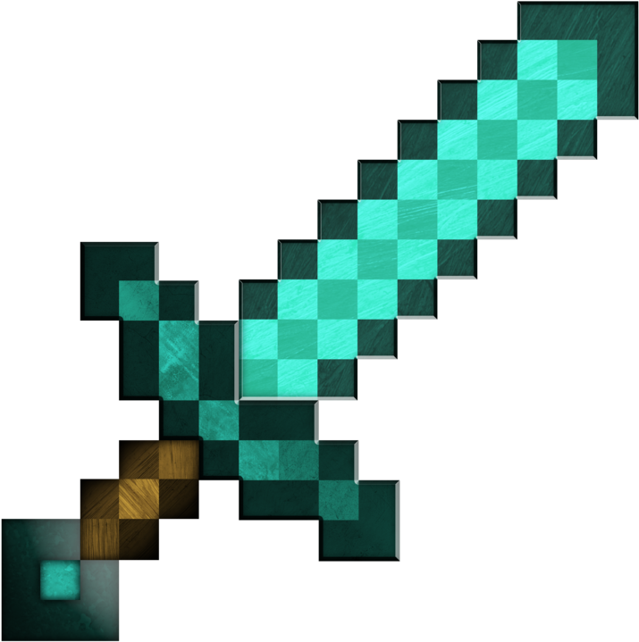 Minecraft Diamond Sword Graphic