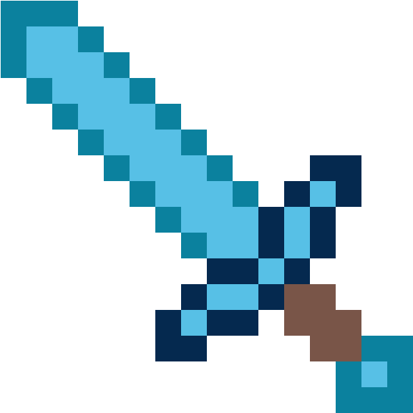 Minecraft Diamond Sword Graphic