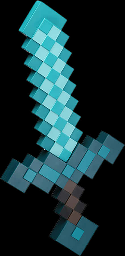 Minecraft Diamond Sword Graphic