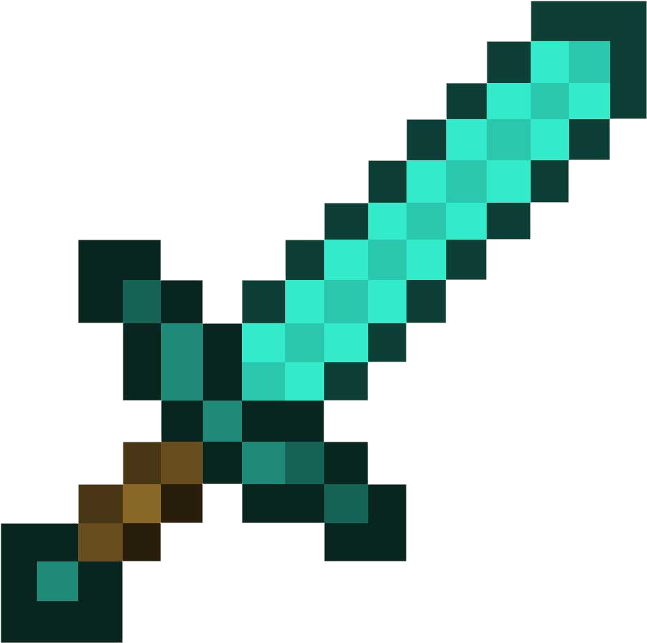 Minecraft Diamond Sword Icon