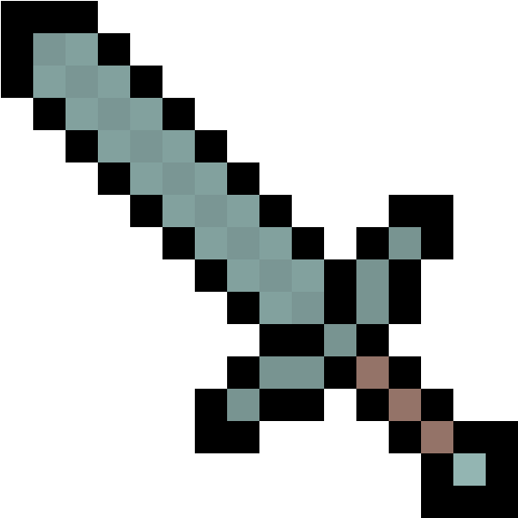 Minecraft Diamond Sword Icon