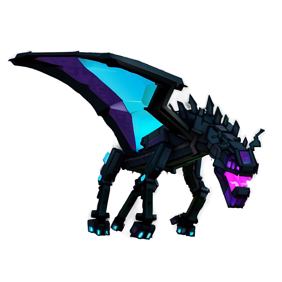 Minecraft Ender Dragon Graphic Png 05252024