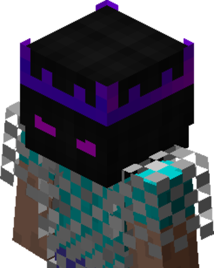 Minecraft_ Enderman_ Head_ Closeup