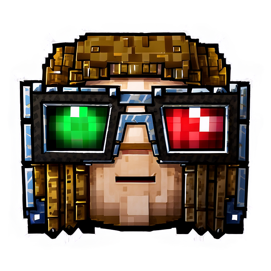 Minecraft Glasses With Side Shields Png 89