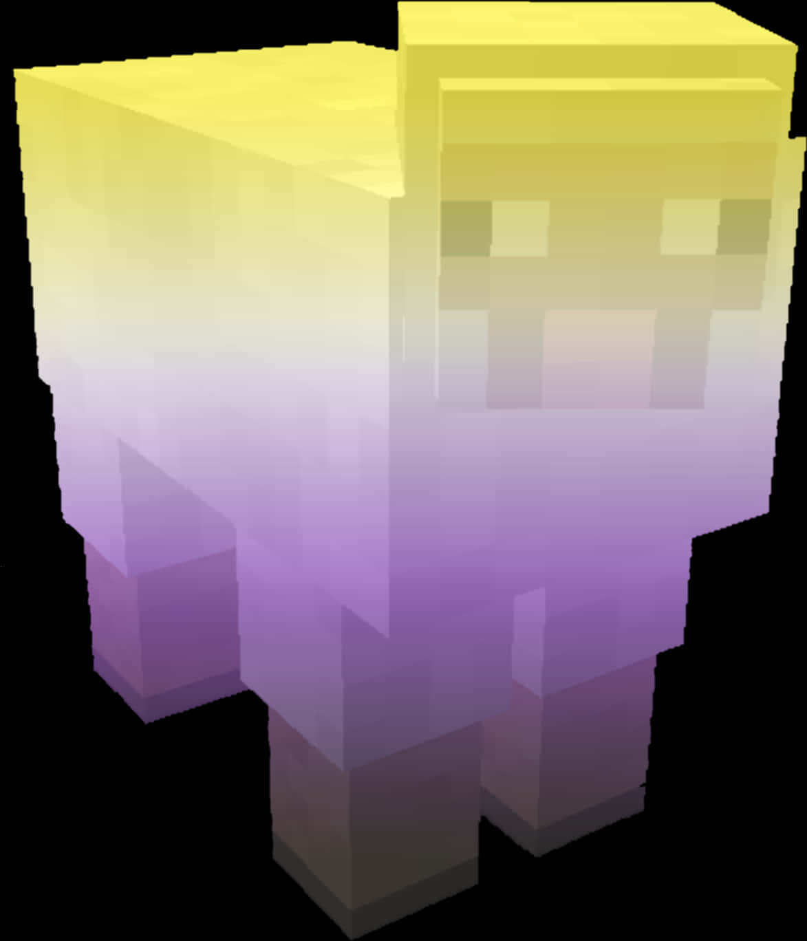 Minecraft_ Glowing_ Character_ Render