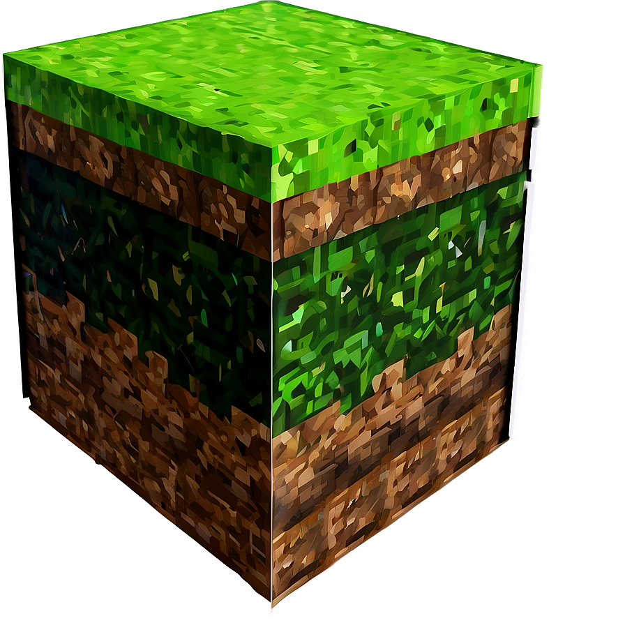 Minecraft Grass And Earth Layer Png 12