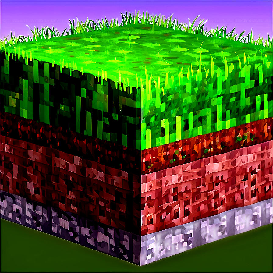 Minecraft Grass And Earth Layer Png Yon1