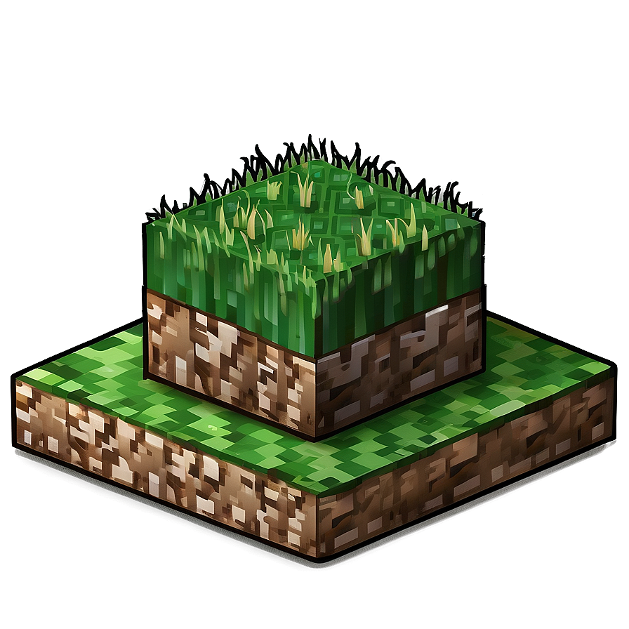 Minecraft Grass Block Png Icn35