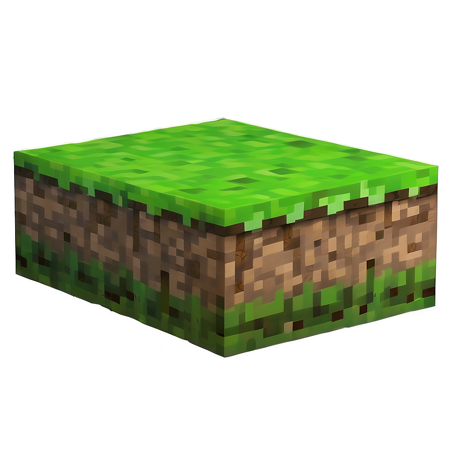 Minecraft Grass Block Reflection Png Lfw