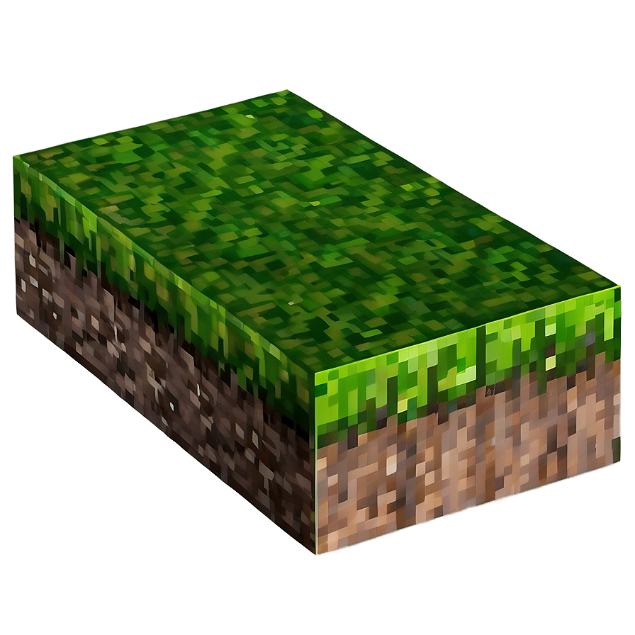 Minecraft Grass Block Top View Png 98