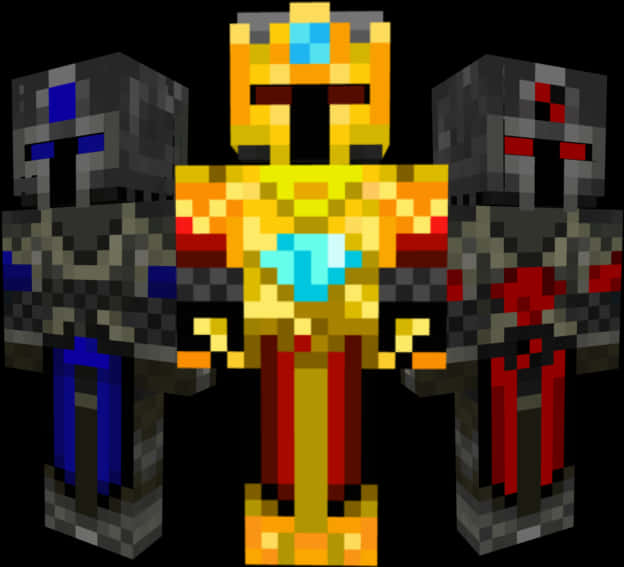 Minecraft Kingand Knights Skin Pack