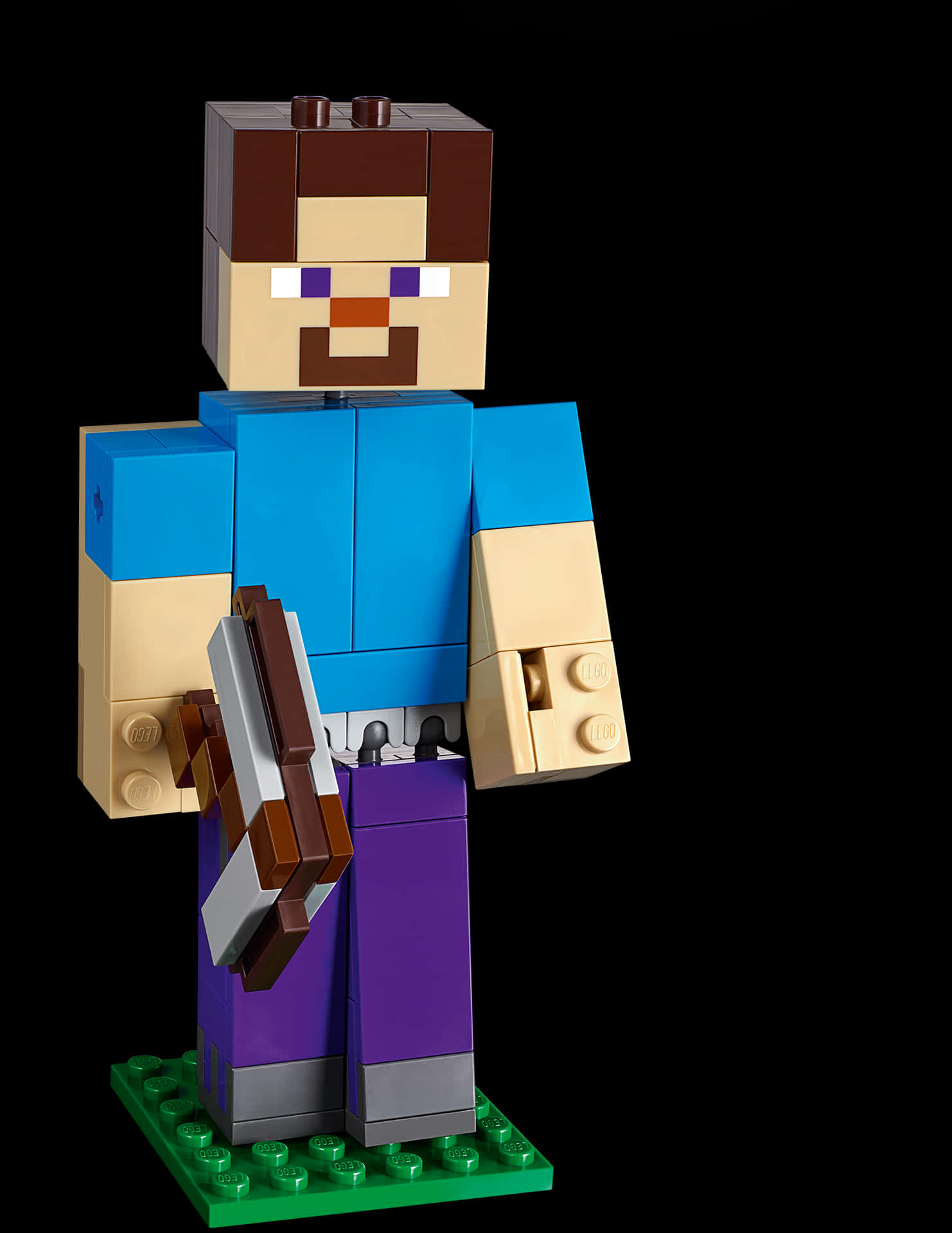 Minecraft Lego Character Holding Pickaxe