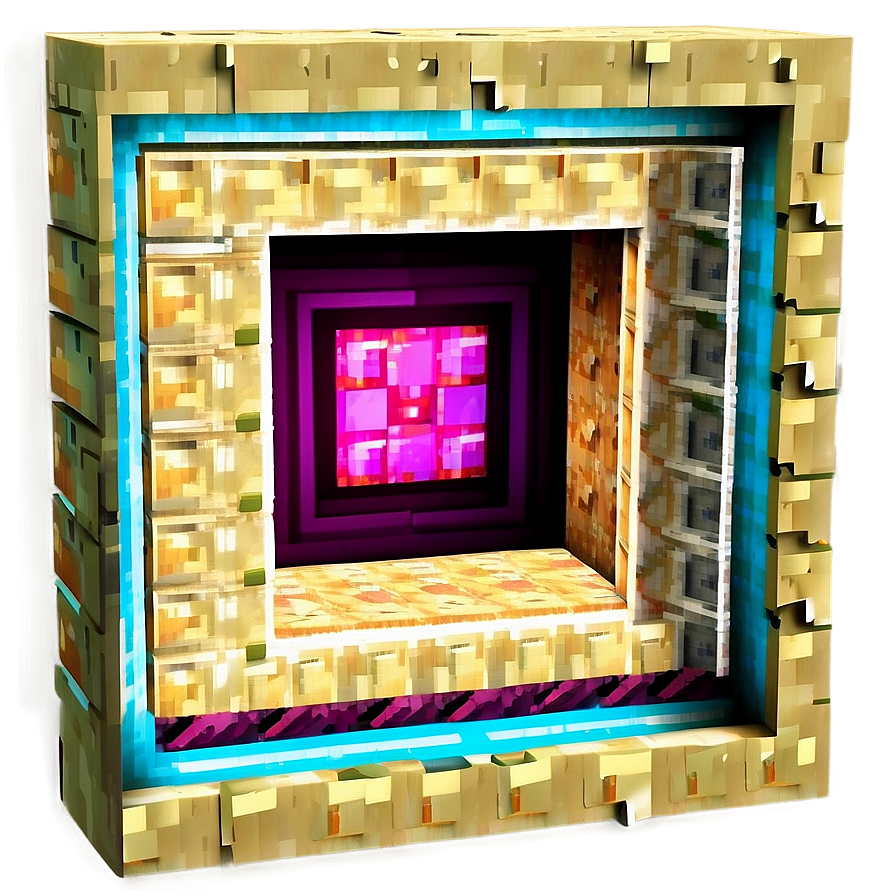 Minecraft Nether Portal Art Png Ofr60