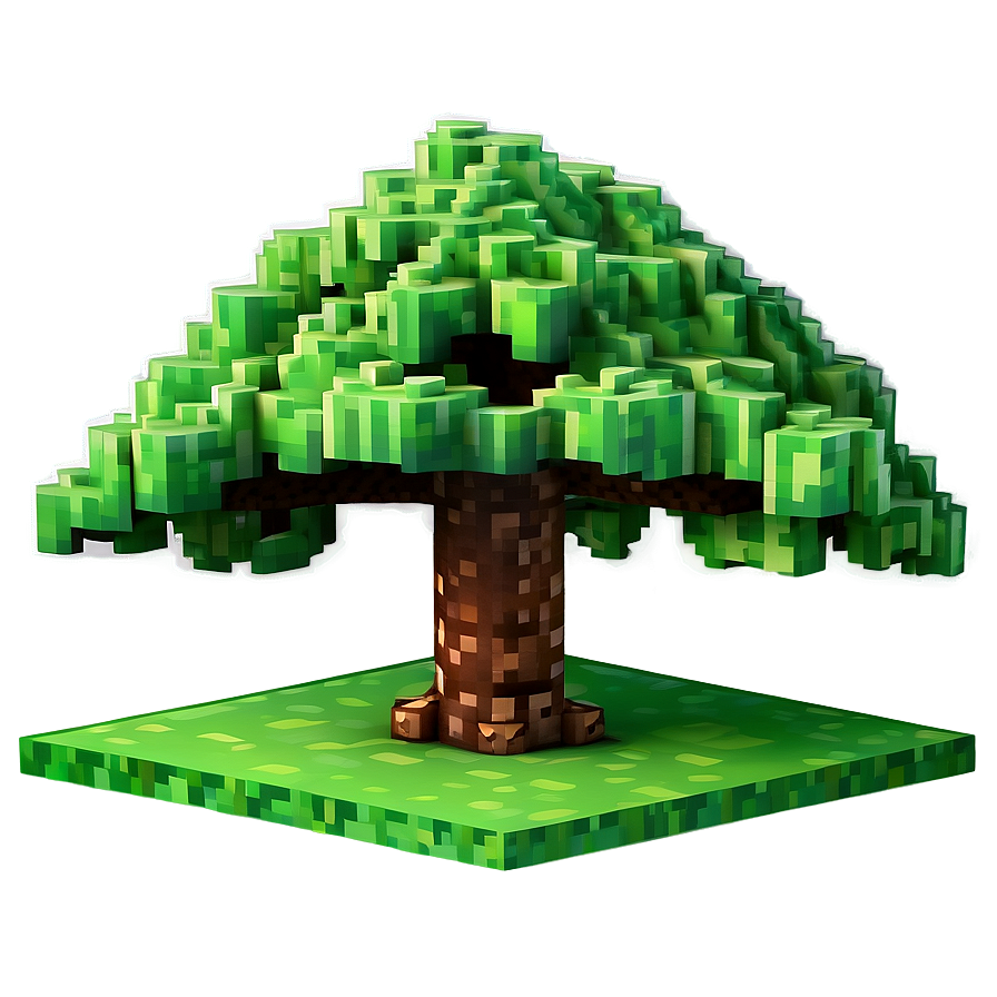 Minecraft Oak Tree Png 06122024