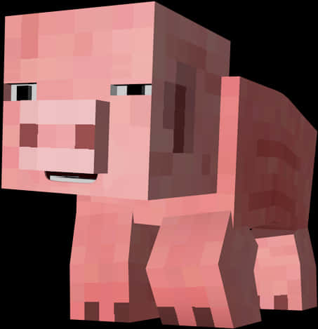 Minecraft_ Pig_ Character