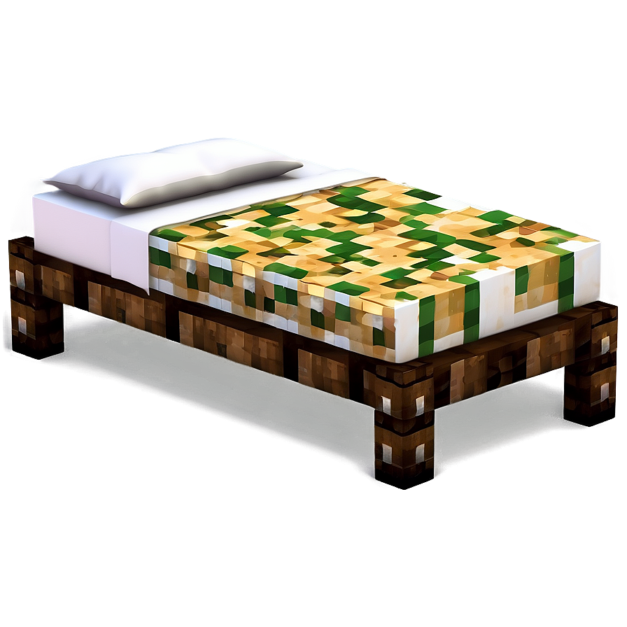 Minecraft Single Bed Png 19