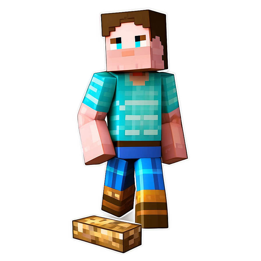 Minecraft Steve Building Blocks Png Vrs61