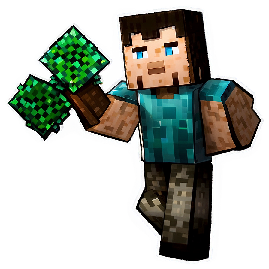 Minecraft Steve Character Png 05232024